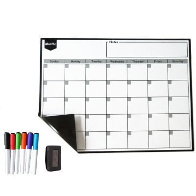 hot sell 12*16 inch kids magnetic drawing board writing board with 6 color markers and erasers