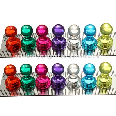 Strong Colored Magnetic Thumbtacks Neodymium Noticeboard Skittle Pin Magnets DIY Fridge Whiteboard Random Color